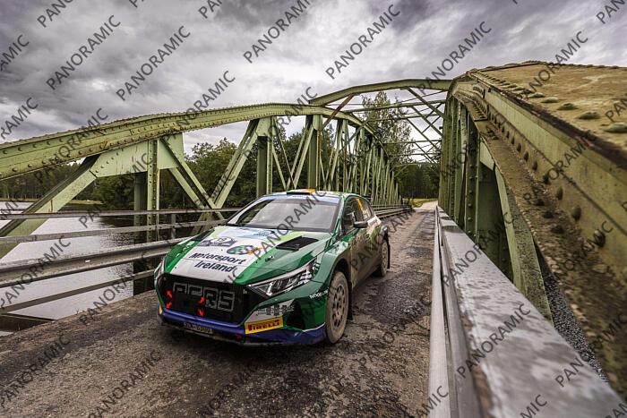 28 Jari HUTTUNEN (FIN), Antti LINNAKETO (FIN), SKODA FABIA, RC2, Rally2,  action during the Rally Finland 2023, 9th round of the 2023 WRC World Rally  Car Championship, from August 3 to 6